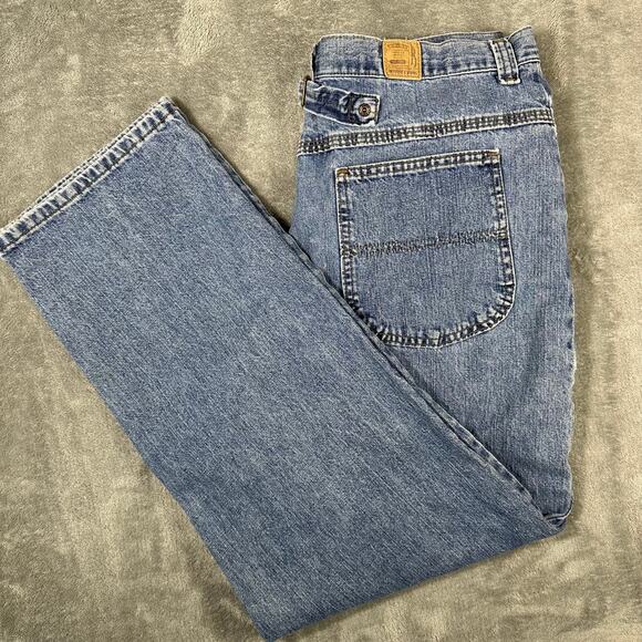 Riders Jeans Men's 30 x 30 Blue Straight Leg Medium Wash Denim Y2K 2000s - Picture 1 of 8